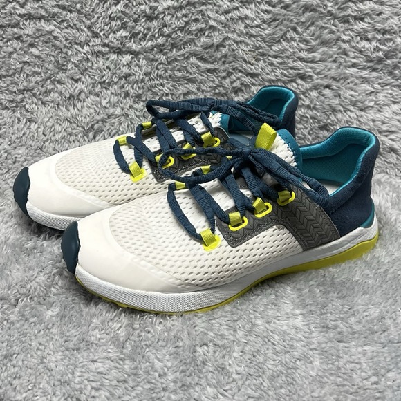 Olukai Shoes Women 8 White Lagoon Mailuku Comfort Walking Drop in Heel Quick Dry - Picture 3 of 7